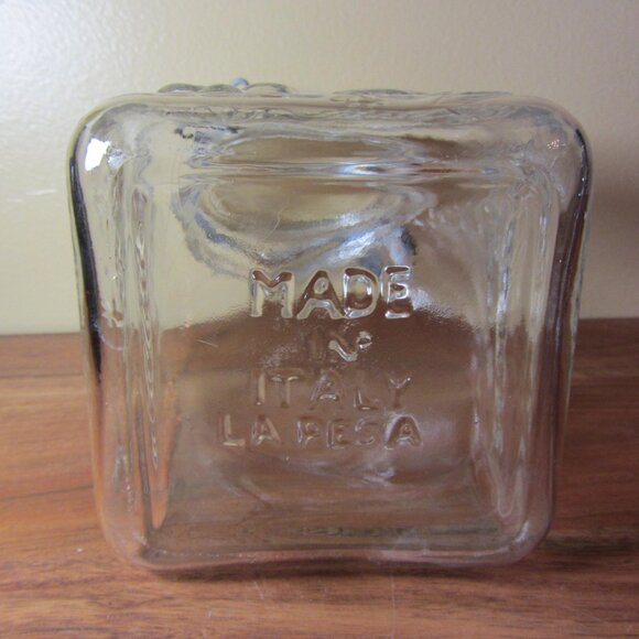 glass storage container angle neck natura italy farm's products (H176) - Picture 10 of 15